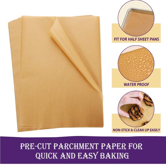 Set of Baking HIWARE Unbleached Parchment Paper, baking Cups & cream Nozzles NWT - Picture 14 of 16